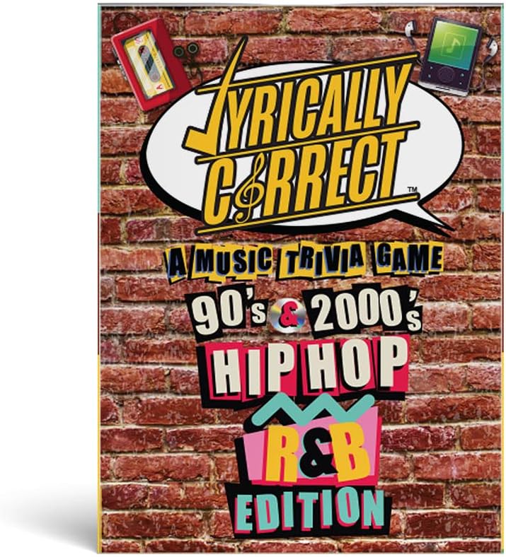 Lyrically Correct Store لعبة بطاقات تريفيا موسيقى التسعينات والألفينات - إصدار الهيب هوب و R&B - تحدي إكمال الكلمات - Image 2